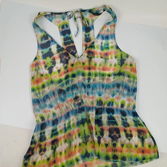 Multicolor Tie-Dye Women's Top - Picture 4 of 6